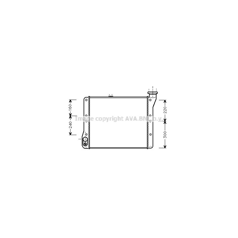 Radiateur AVA QUALITY COOLING