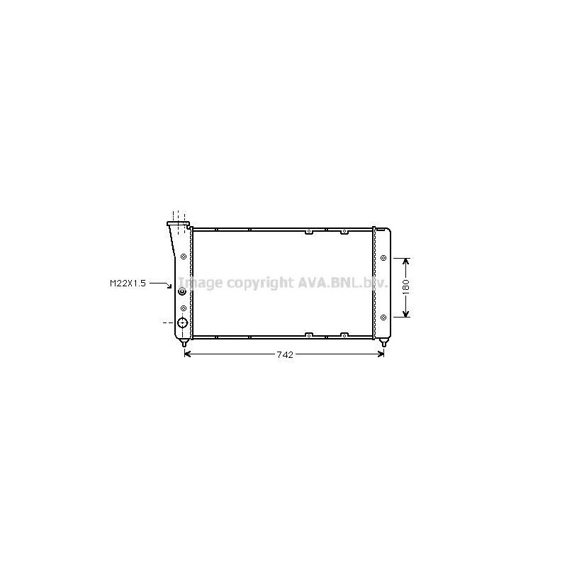 Radiateur AVA QUALITY COOLING