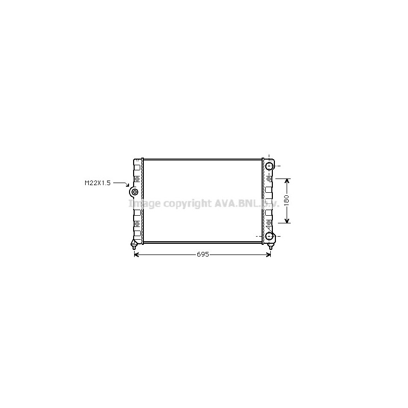 Radiateur AVA QUALITY COOLING