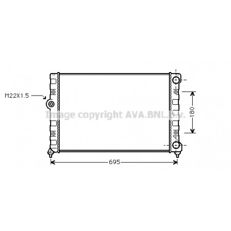Radiateur AVA QUALITY COOLING