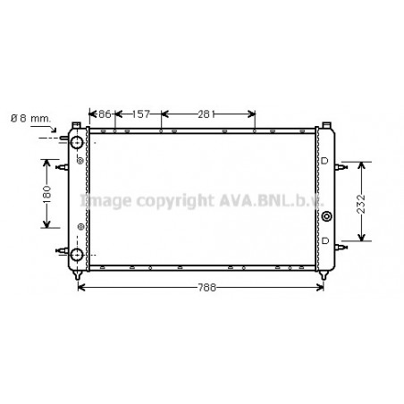 Radiateur AVA QUALITY COOLING