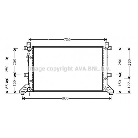 Radiateur AVA QUALITY COOLING
