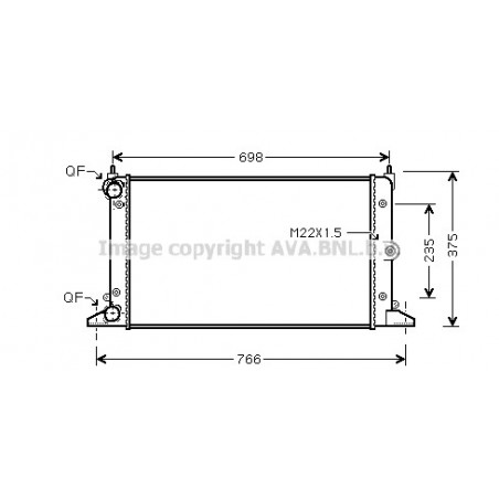 Radiateur AVA QUALITY COOLING