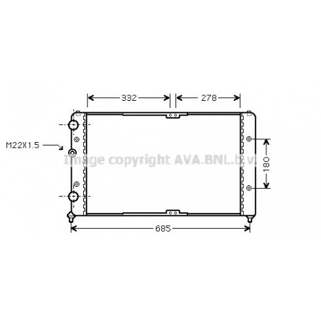 Radiateur AVA QUALITY COOLING