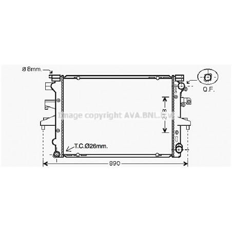 Radiateur AVA QUALITY COOLING