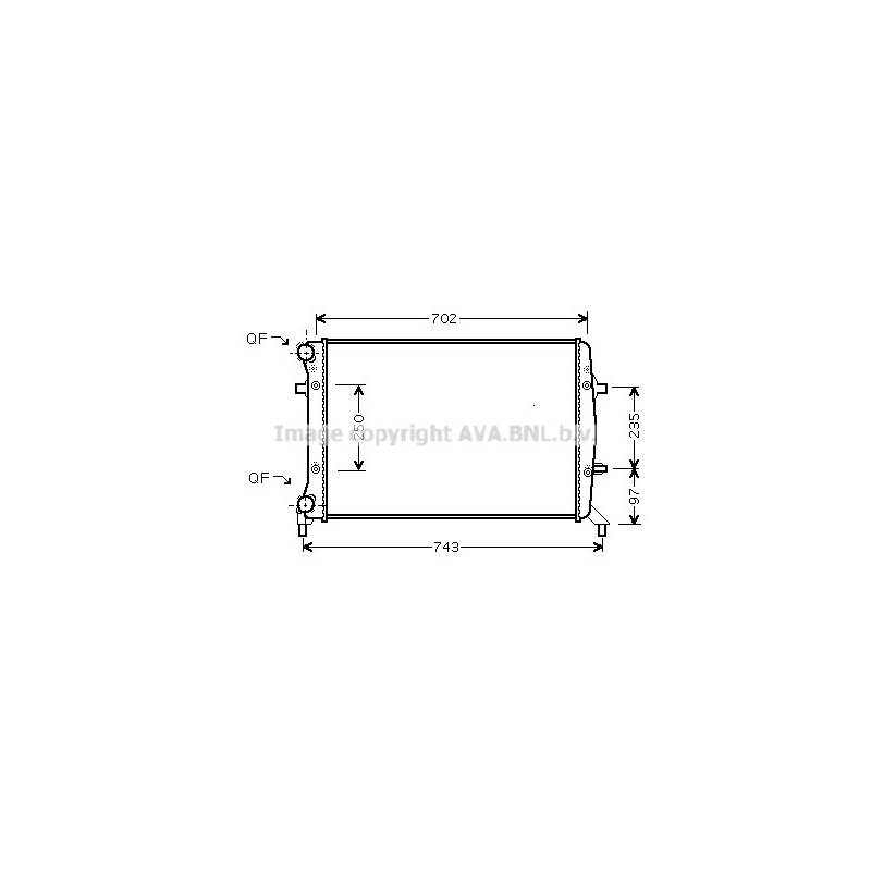 Radiateur AVA QUALITY COOLING
