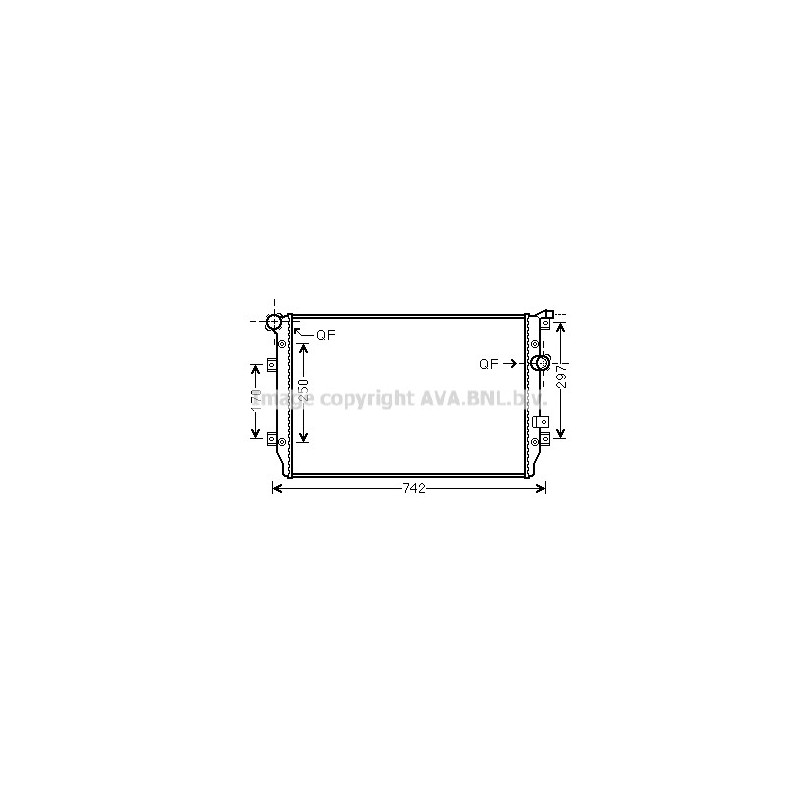 Radiateur AVA QUALITY COOLING