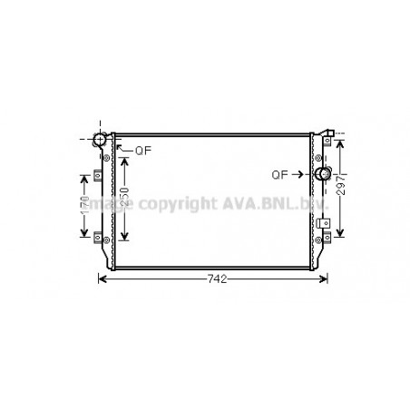 Radiateur AVA QUALITY COOLING