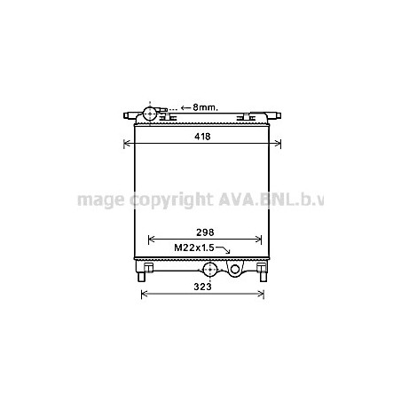Radiateur AVA QUALITY COOLING