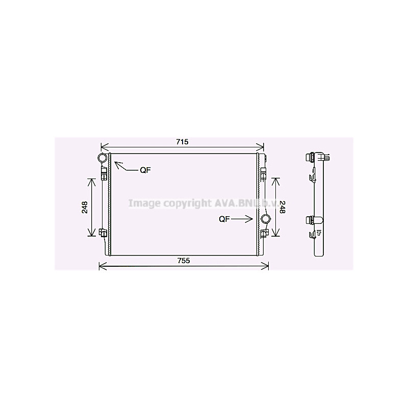 Radiateur AVA QUALITY COOLING
