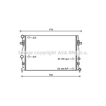 Radiateur AVA QUALITY COOLING