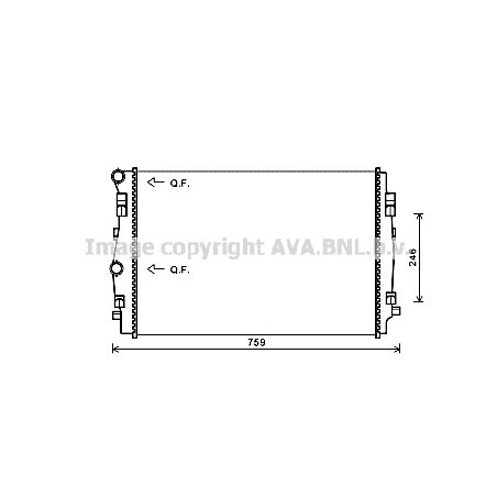 Radiateur AVA QUALITY COOLING