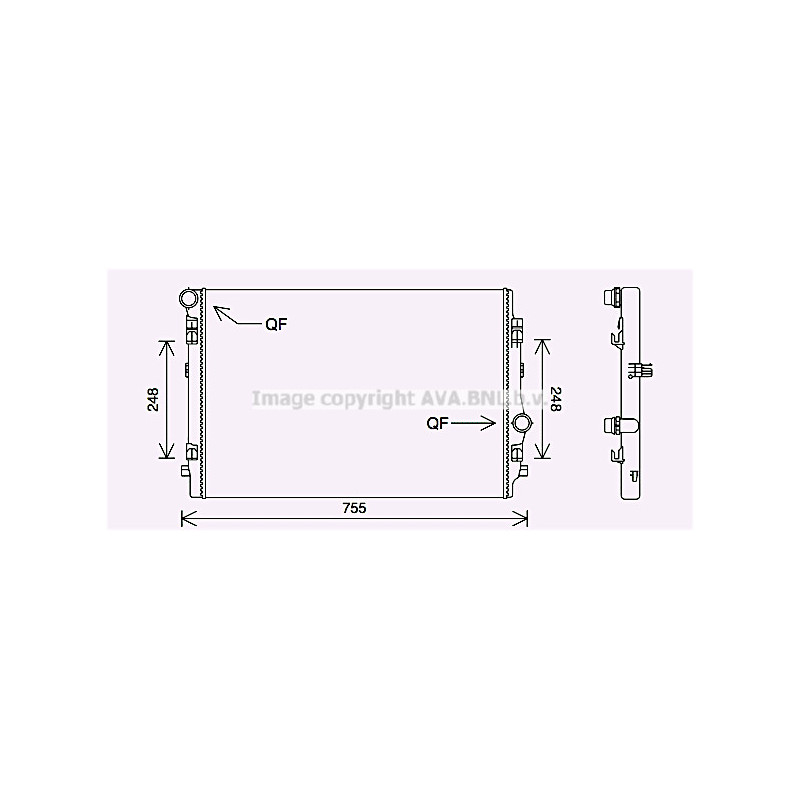 Radiateur AVA QUALITY COOLING