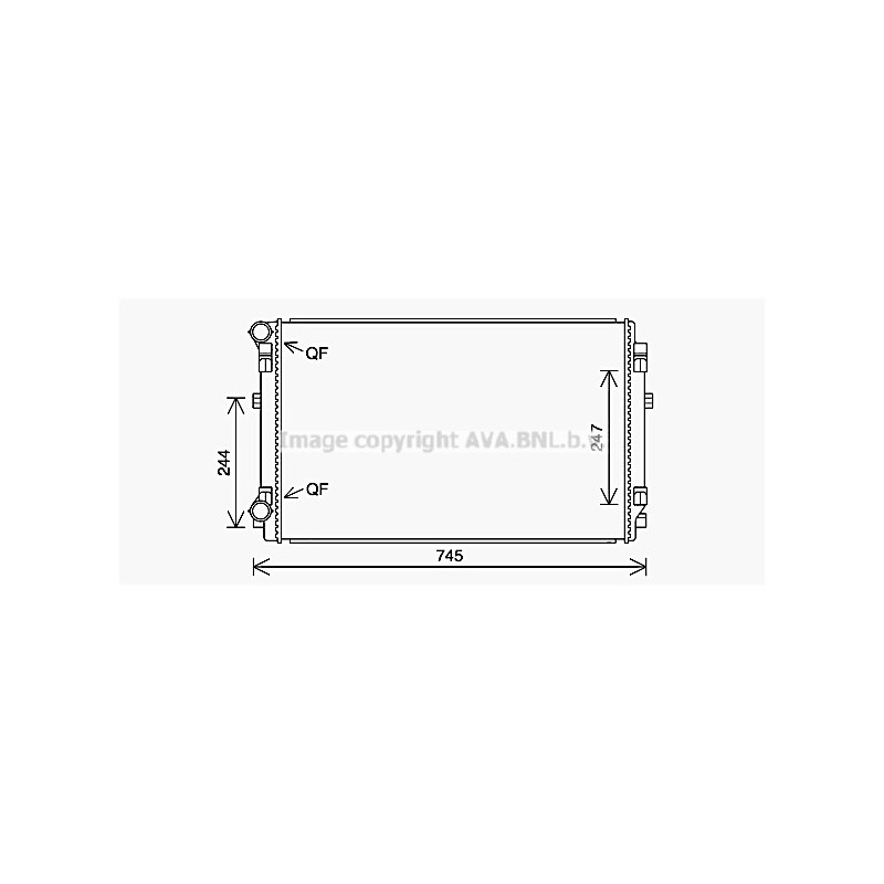 Radiateur AVA QUALITY COOLING