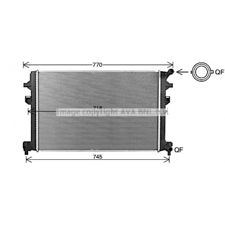 Radiateur AVA QUALITY COOLING