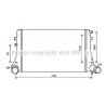 Intercooler (échangeur d'air) AVA QUALITY COOLING