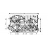 Ventilateur (refroidissement moteur) AVA QUALITY COOLING