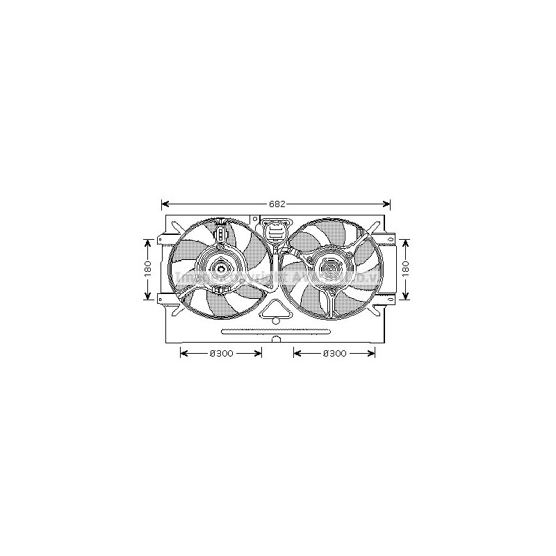 Ventilateur (refroidissement moteur) AVA QUALITY COOLING