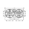 Ventilateur (refroidissement moteur) AVA QUALITY COOLING