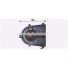 Moteur électrique (pulseur d'air habitacle) AVA QUALITY COOLING