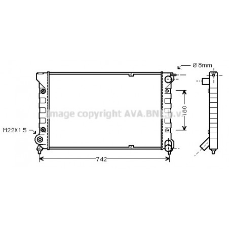 Radiateur AVA QUALITY COOLING