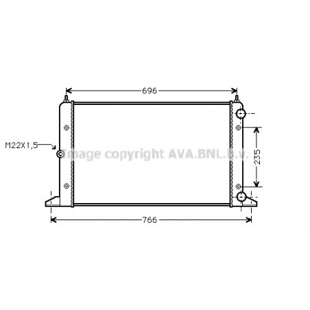 Radiateur AVA QUALITY COOLING