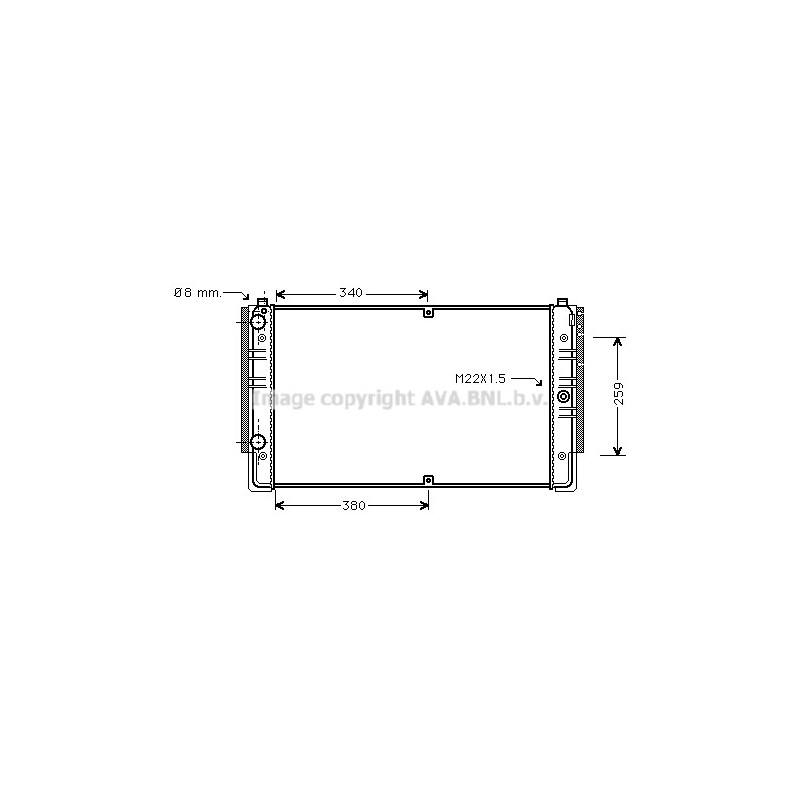Radiateur AVA QUALITY COOLING