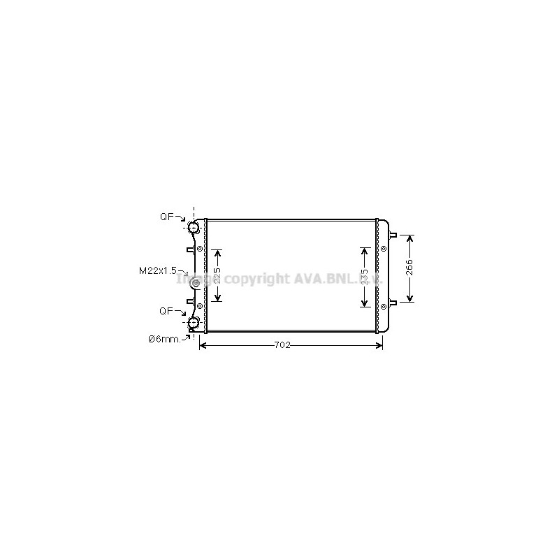 Radiateur AVA QUALITY COOLING