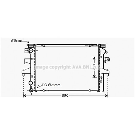 Radiateur AVA QUALITY COOLING