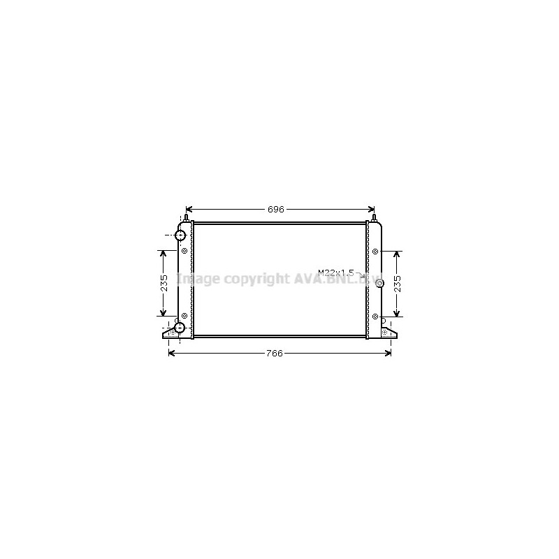 Radiateur AVA QUALITY COOLING
