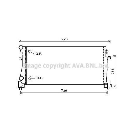 Radiateur AVA QUALITY COOLING