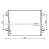 Condenseur de climatisation AVA QUALITY COOLING