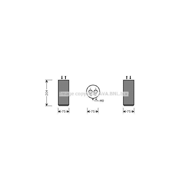 Bouteille déshydratante AVA QUALITY COOLING