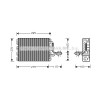 Evaporateur de climatisation AVA QUALITY COOLING