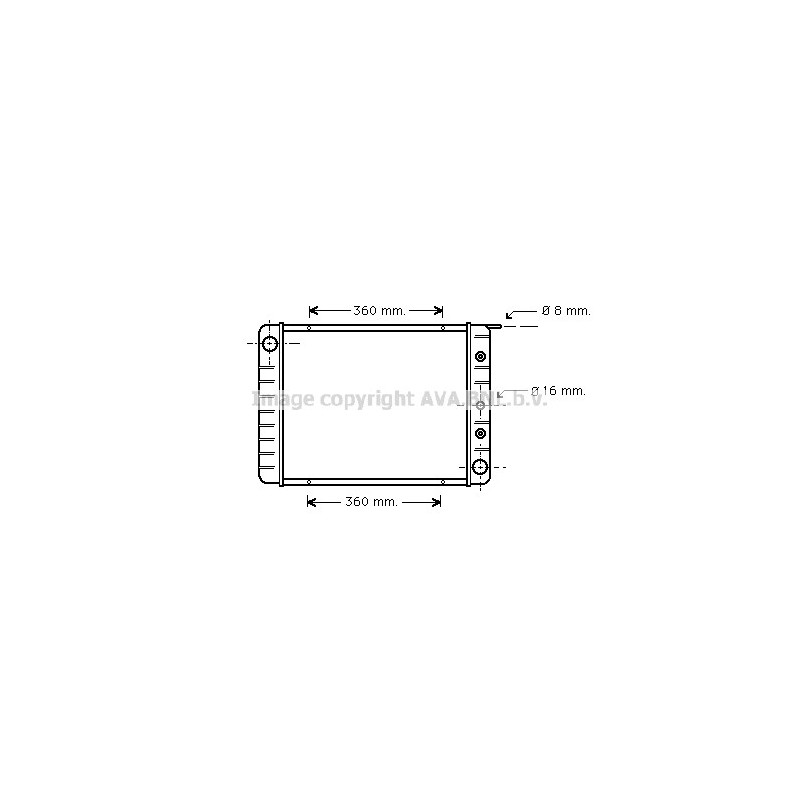 Radiateur AVA QUALITY COOLING
