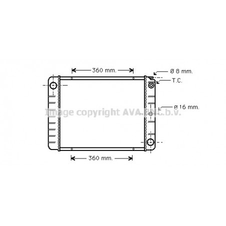 Radiateur AVA QUALITY COOLING