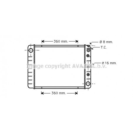 Radiateur AVA QUALITY COOLING