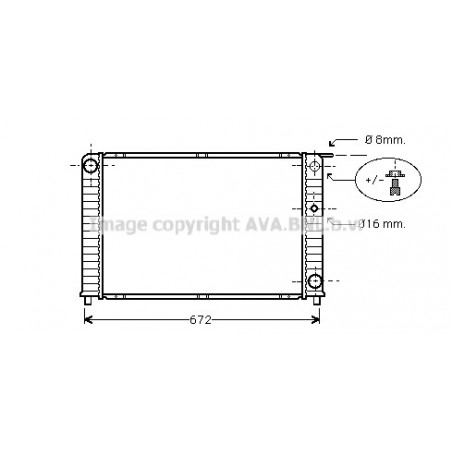 Radiateur AVA QUALITY COOLING