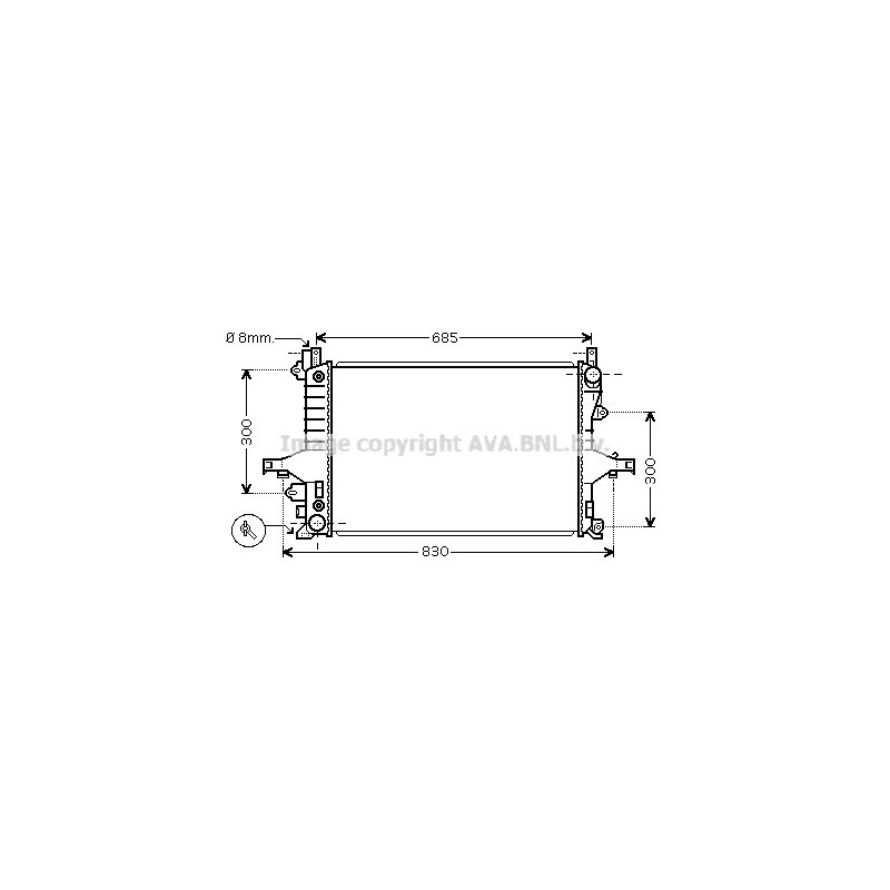 Radiateur AVA QUALITY COOLING