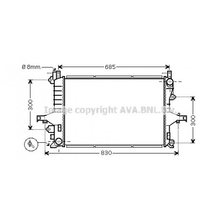 Radiateur AVA QUALITY COOLING