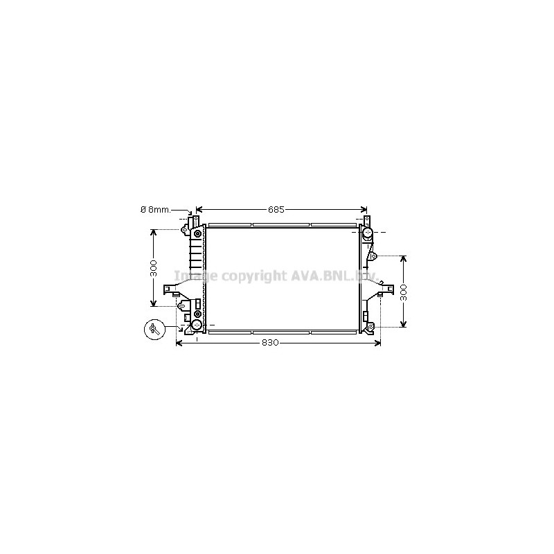 Radiateur AVA QUALITY COOLING