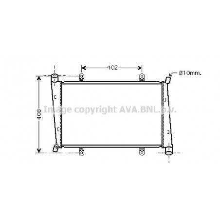 Radiateur AVA QUALITY COOLING