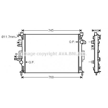 Radiateur AVA QUALITY COOLING
