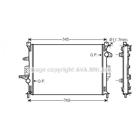 Radiateur AVA QUALITY COOLING