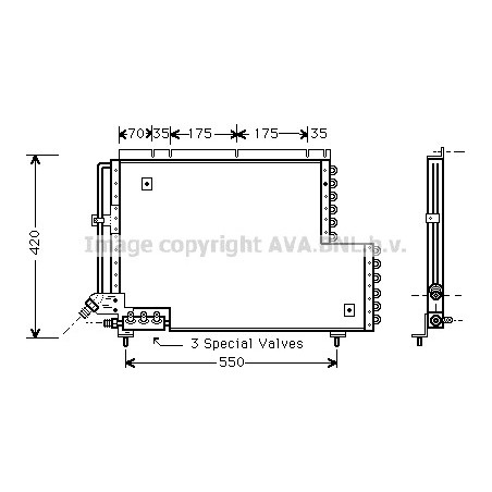 Condenseur de climatisation...