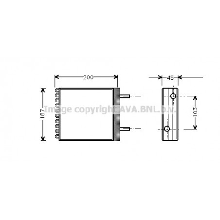 Radiateur de chauffage AVA...