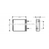 Radiateur de chauffage AVA QUALITY COOLING