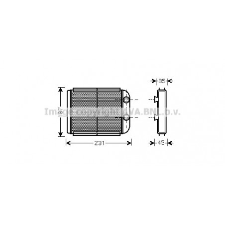 Radiateur de chauffage AVA...