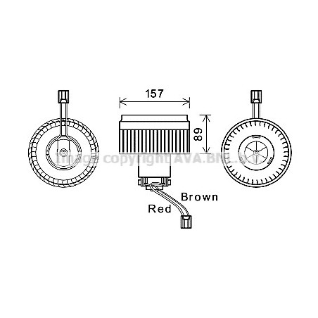 Moteur électrique (pulseur...