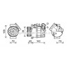 Compresseur de climatisation AVA QUALITY COOLING